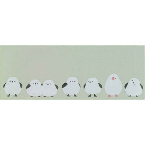 オカトー Fluffit キッチンマット インテリアマット コトリ すべり止め加工 フラットで掃除機がかけやすい 床暖房対応 洗える 45×120cm