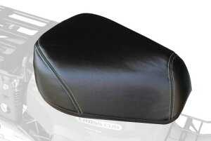 スペシャルパーツ武川 クッションシートカバー ブラック表皮/ダブルダークグリーンステッチ クロスカブ110(JA45) 09-11-0186