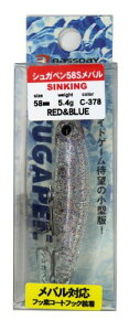 Bassday(バスデイ) ルアー シュガペン 58S メバル C-378 RED&BLUE