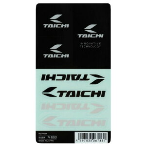 RS TAICHI(A[GX^C`) oCNp TAICHI XebJ[ BLACK/SILVER TCYF140mmx75mm RSW034