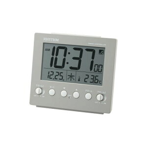 Y(RHYTHM) ڊo܂v dgv fW^ dq _u A[ (Xk[Y t) xv Cg J_[ O[ 9.1×10×4.5cm tBbgEF[u D236 8RZ236SR08