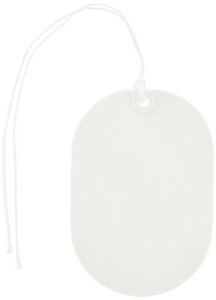 未来工業 カラーエフ プラスチック製・線名札 小判形 21枚入り