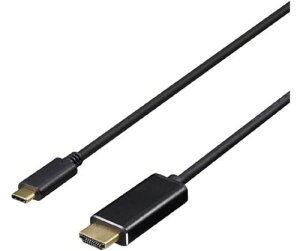 BUFFALO �f�B�X�v���C�ϊ��P�[�u�� USB Type�|C �| HDMI 1m �u���b�N BDCHD10BK