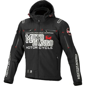 コミネ(KOMINE) バイク用 ジャケット ソフトシェルウインターパーカ ブラック L MJ-005 1200 秋冬春向け 防寒 CE規格 ストレッチ素材 防風 プロテクター