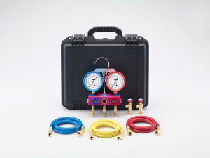 �C�`�l��TASCO TA122FB R410A/R32�}�j�z�[���h�Z�b�g(�Q�[�W�J�o�[�t)
