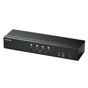 GR p\Rؑ֊ KVMXCb` DisplayPort(TM) 4|[g PC4ؑ 4K60Hz G~[V@\ KVM-NDUS4