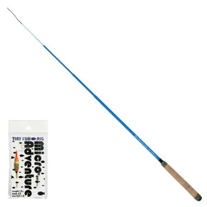 Micro Adventure Stick (�}�C�N���A�h�x���`���[�X�e�B�b�N)TINY FISH + RIG 150 CYAN (�V�A��)
