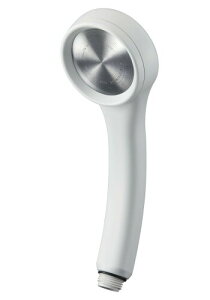 SANEI(サンエイ) シャワーヘッド レイニーベーシック 節水率40% 極細水流 勢いアップ ステンレスシャワー板 ホワイト 日本製 PS310-80XA-WA2