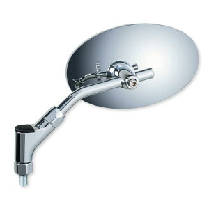 タナックス(Tanax) バイクミラー ナポレオン クラシカル3ミラー シルバー ブルー鏡 左右共通 ネジ径10mm AB3-101-10B