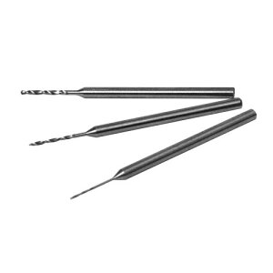 SK11(エスケー11) 軸付マイクロドリルセット 3主(Φ0.5・0.8・1.0mm) 各1本入 SRB-504
