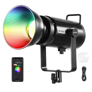 NEEWER CB300C 300W RGB LEDBepCg COBrfICg X^WIBeƖ 2500K-7500K FxCg CCT CRI97+ Px F \ Be⏕ 2.4G/APP 29600Lux 17Ɩ Bowens}E