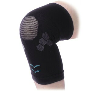 RINPAS リンパス スポーツ 膝サポーター ブラック 薄手 膝 サポーター 着圧サポーター 速乾 吸水 ハニカムテーピング構造 パフォーマンス向上 SSC (M)