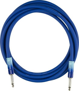 Fender tF_[ ypV[hP[u Ombr? Instrument Cable, Straight/Straight, 10', Belair Blue 3m