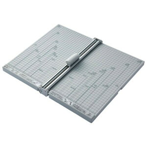 リヒトラブ 裁断機 コンパクトスライドカッター A3ヨコ対応 直線刃10枚裁断 ミシン刃3枚裁断 M-50