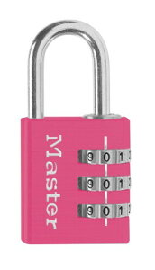 Master Lock ナンバー可変式南京錠 630JAD (ピンク)