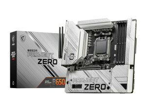 MSI B650M PROJECT ZERO obNRlNgfUC̗p AMD Ryzen 7000/9000 V[YΉ Micro-ATX }U[{[h MB6490