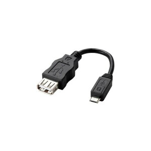 GR }CNUSBP[u microUSB (micro B to USB AX ) ϊP[u (X}zUSB@킪g) ubN MPA-MAEMCB010BK