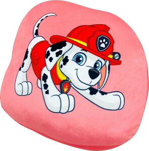 MORIPiLO 抱き枕 パウパトロール (もちもちダイカットクッション) 肌にやさしいふわモチ触感 グッズ ぬいぐるみ 昼寝枕 レッド 30x33x10cm キャラクター まくらのモリシタ