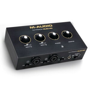 M-AUDIO M-Track Duo HD I[fBIC^[tFCX USB-CΉ 24bitE192kHz 2C2AEgiXLR/TRSΉj R[fBOEzME|bhLXgΉ \tgEFAXC[gt