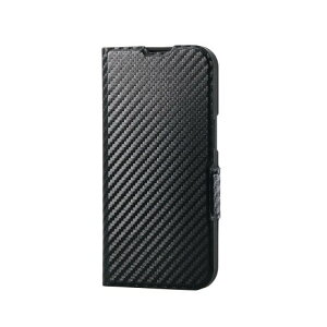 �G���R�� iPhone 16e �P�[�X �蒠�^ �}�O�l�b�g�� ���U�[ �ϏՌ� �Ռ��z�� �y�� ���^ �J�[�h���[ �X�^���h�@�\ ���C�����X�[�d�Ή� �J�[�{���u���b�N PM-A25SPLFUCB