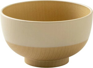 カノー やさしい彩り 抗菌キッズ汁椀 きなり色