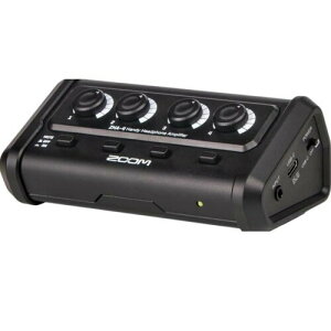 ZOOM(�Y�[��)ZHA-4 �n���f�B�w�b�h�z���A���v 4�o�� �X�e���I�~�j(3.5mm)�Ή� �Ɨ��{�����[�����~���[�g�X�C�b�`���� �|�[�^�u���݌v USB-C/�d�r�쓮�Ή�