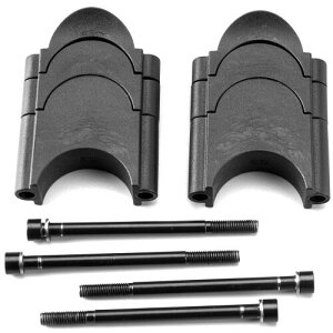 DEDA(�f�_) RISER SPACERS KIT �n���h���X�y�[�T�[ �J���[:�u���b�N �a:31.7mm �E����:(10mm/15mm/30mm)