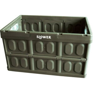 XE[(SLOWER) [P[X ܂肽 Rei {bNX OLIVE O[ LLTCY 52.5×36cm×30cm FOLDING CONTAINER Estoril SLW170