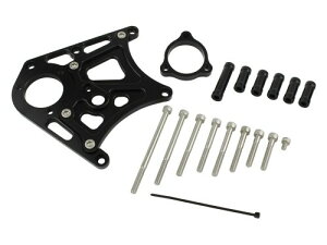 ポッシュフェイス(POSH FAITH) バイク用品 スプロケットカバーwithクラッチピストンベース ZRX1200DAEG ブラック 072201-06