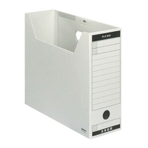 コクヨ(KOKUYO) ファイルボックス 色厚板紙 フタ付き A4 グレー A4-LFBN-MZ