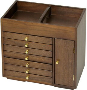 クロシオ 持ち手付 ボックス すっ桐ボックス 幅30.5 天然木 木製 和風 和室 ブラウン 小引き出し インテリア AKU1044771