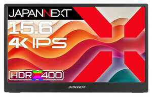 JAPANNEXT 15.6C` IPSpl 4K(3840x2160)𑜓x oCj^[ JN-MD-IPS156U miniHDMI USB-C microUSB sRGB:99% DCI-P3:90% HDR400 USB OTGΉ