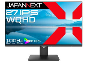 JAPANNEXT 27C` IPSpl WQHD(2560x1440)𑜓x tj^[ JN-IPS27Q-C6 HDMI DisplayPort USB-C(ő65Wd) sRGB:100% HDR