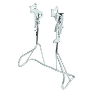 昭和インダストリーズ SHOWA INDUSTRIES 自転車 正爪用両立スタンド 変速機なし・内装変速機用 超ワイドガッチリ両立スタンド W-13SW 27 CP 27型 クロムメッキ