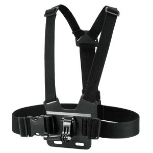 エレコム GoPro HERO10/9/8/7/6/5/MAX チェスト型マウント ブラック AC-MBCH01BK