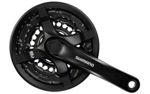 V}m(SHIMANO) tg`F[zC[(MTB) FC-TY501-L 42×34×24T 170mm 8S/7S/6S `F[K[ht ubN EΉBB lp 122.5mm(D-NL) EFCTY501C244CLB TOURNEY(^[j[)