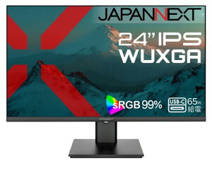 JAPANNEXT 24�C���` IPS�p�l������ WUXGA(1920x1200)�𑜓x �t�����j�^�[ JN-IPS24WX-C6 HDMI DisplayPort USB-C(�ő�65W���d) sRGB:99% HDR �A�X�y�N�g��16:10