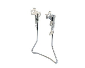 昭和インダストリーズ SHOWA INDUSTRIES 自転車 正爪用両立スタンド 変速機なし・内装変速機用 W-11 20 CP 20型 クロムメッキ