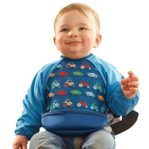 Bibetta(ビベッタ) 防水くるくるエプロン スリーブ付きウルトラビブ ラグランスリーブ付き カーズ