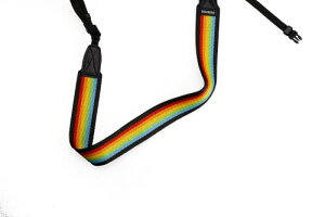 Polaroid(|Ch) |ChJtbgXgbv C{[ Polaroid Camera Strap Flat ? Rainbow black (6055)