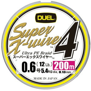 DUEL (�f���G��) PE���C�� �ނ莅 �X�[�p�[�G�b�N�X���C���[4 0.6�� 200m 5�F/�C�G���[�}�[�L���O H3588N-5CR