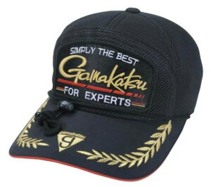 がまかつ(Gamakatsu) オールメッシュキャップ(ワッペン) GM9805 ブラック L