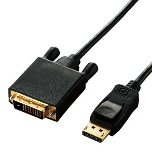 �G���R�� �ϊ��P�[�u�� DisplayPort DVI 1.0m �u���b�N CAC-DPDVI10BK