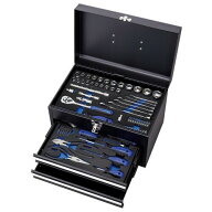 イーバリュー(E-Value) 整備工具セット ミニチェスト 70点組 72山ギアラチェットハンドル メンテナンスに…