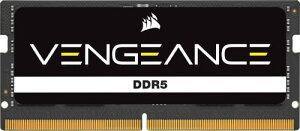 CORSAIR VENGEANCE SODIMM DDR5 ������ 24GB(24GB×1)�ő�5200MHz�Ή� Intel XMP�Ή� CL44 �m�[�gPC�p �u���b�N CMSX24GX5M1A5200C44