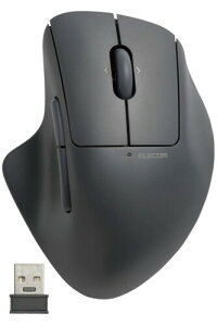 �G���R�� �}�E�X ���C�����X�}�E�X SHELLPHA ����2.4GHz �É� �R�� 5�{�^��+�`���g�z�C�[�� �u���b�N M-SH30DBSKBK