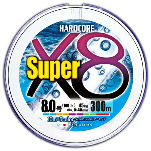 DUEL (fG) PEC ނ莅 HARDCORE X[p[ X8 8.0 300m 5F H4331-5C