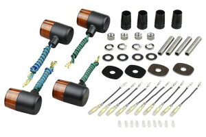 ポッシュフェイス(POSH FAITH) バイク用品 ウインカー クラシカル 71タイプウインカー車種専用キット ゼファー1100/RS(-00) | ゼファー750/RS(-00) | ゼファー400/χ(-00) | ZRX400II(-00) ブラックボディ