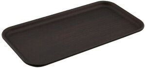 正和 Showa NH home 24cm 長角トレー ダークブラウン 日本製 軽い 割れにくい 食器 4979533