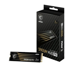 MSI SPATIUM M480 Pro PCIe 4.0 NVMe M.2 2TB SSD ^Cv S78-440Q600-P83 HD4391